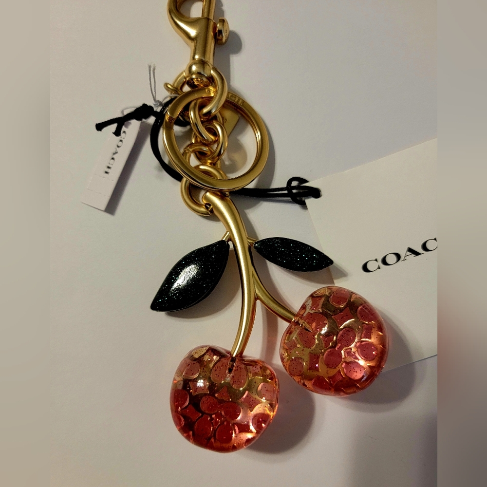 Coach Cherry Bag Charm/Key Chain